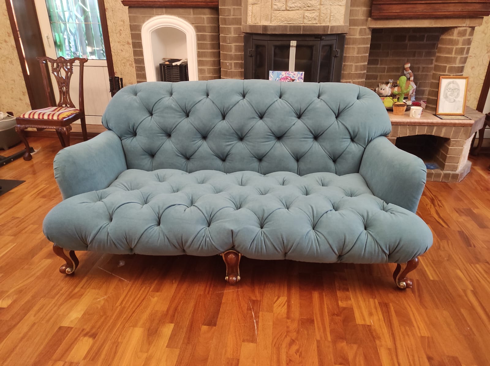 Обивка дивана. Вязники